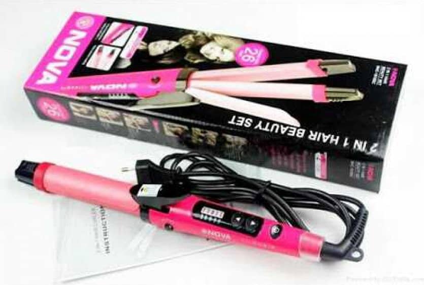  Nova 2-in-1 Hair Curler & Straightener – Style with Ease  2