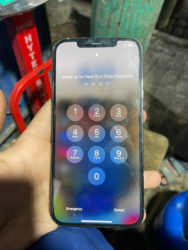 iPhone 12 pro max 128 GB water pack with 4 months Sim time 2