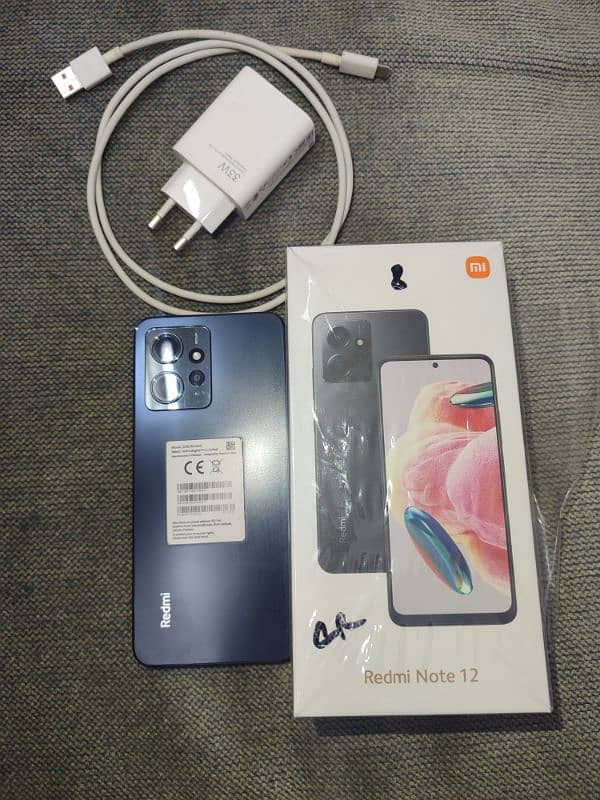 Redmi note 12 4g (8+8/128) with box and orignal charger 0314/4986/705 3