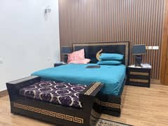 Bed/Bed Set/Wooden Bed/Bed Dressing/Bed with side tables/Bed for sale