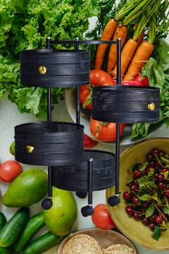 Smart Trolley Rack For Vegetables & Fruits