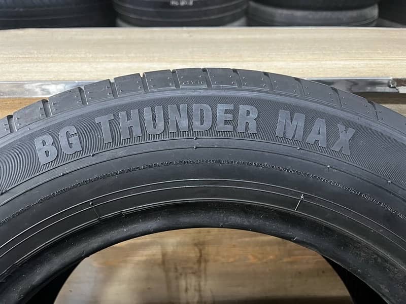 195-65-15 BG thunder max 2022 used 1 tyre with 1 punture only 4