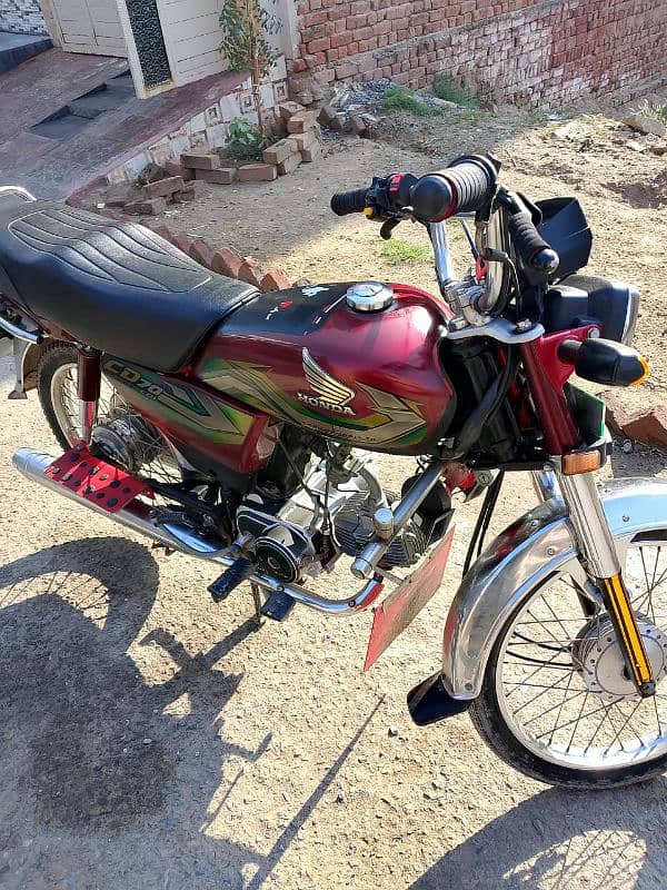 Honda CD 70 cc model 2023 urgent for sale 3