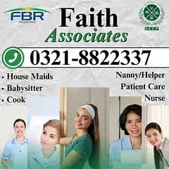 Maids Baby Sitter Nanny Patient Care Cook Nurse Chef Maid Available