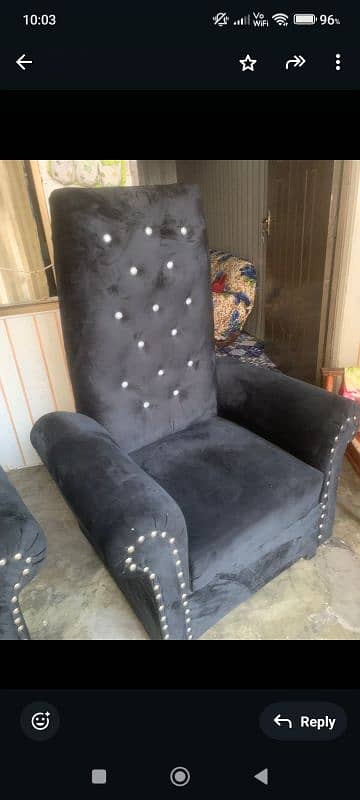 SOFA CHAIR/VELVET 7