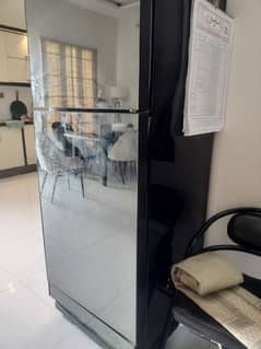 Pel Glass Door Fridge Black Medium Size