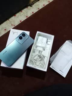 vivo y17s 6+6 128 GB pta register with box charger