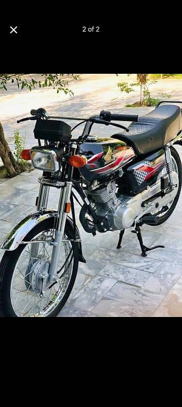 HONDA 125 FULL TYAAR 2014 MODAL CONWARD 2024 BLACK 0