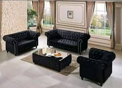 sofa set / L shape sofa set / 5 seater sofa set / wooden sofa set