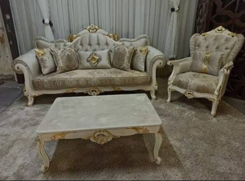 sofa set / L shape sofa set / 5 seater sofa set / wooden sofa set 16