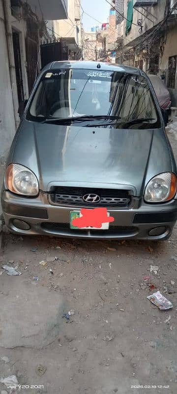 Hyundai Santro car for sale contact number 03014541878 0