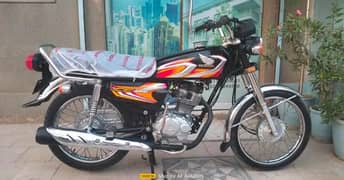 Honda CG 125 2022 model bike for sale WhatsApp 0313,4935016