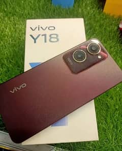 Vivo y18 4+4 128 box with charger and assessors # 0300-4820149