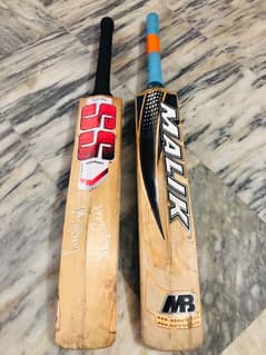 MB Original Bat / SS Sign Bat of Inzamaz ul haq & Saklain Mushta