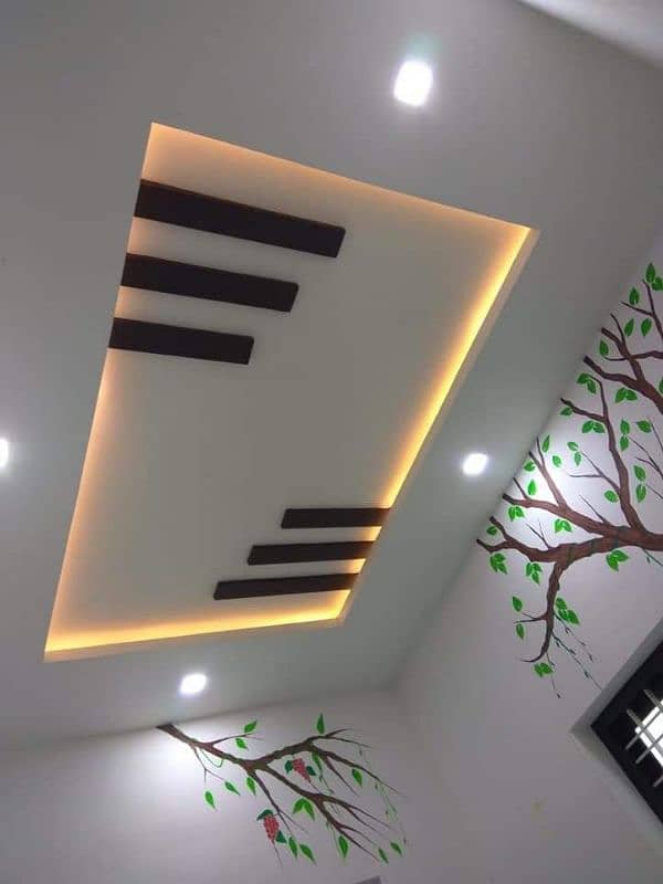 false ceiling pop  / Gypsum ceiling/moldling frame /Roof ceiling 6