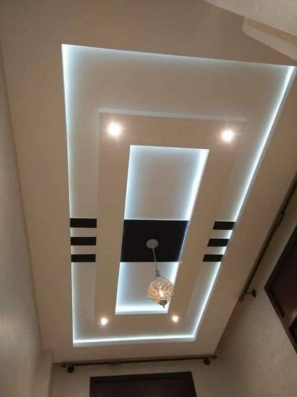 false ceiling pop  / Gypsum ceiling/moldling frame /Roof ceiling 10