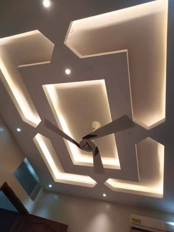 false ceiling pop  / Gypsum ceiling/moldling frame /Roof ceiling 15