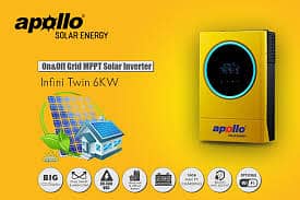 Apollo Inverter 6KW Off-Grid / Ongrid / Hybrid Solar Inverter 0