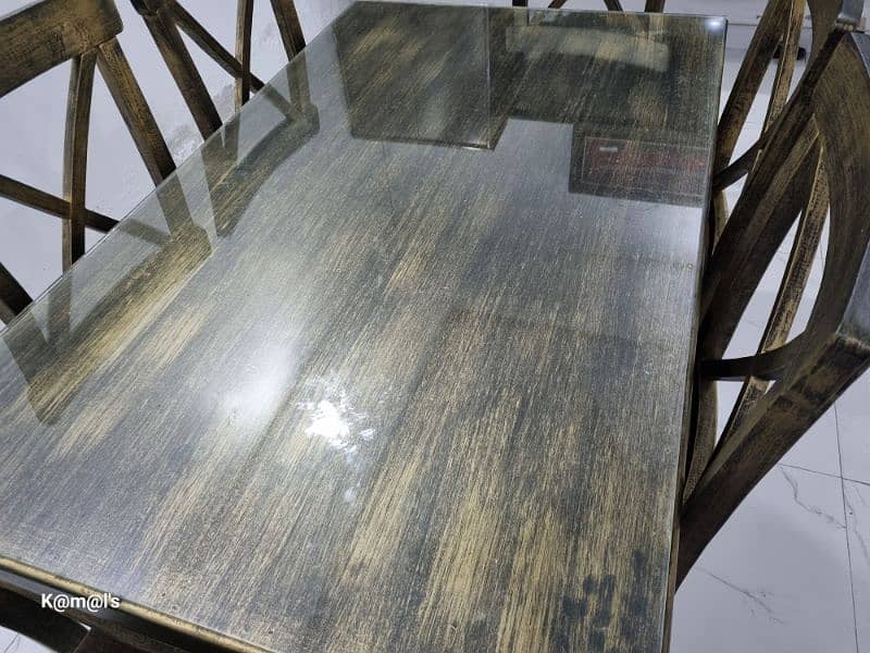 Dinning table with chair 2