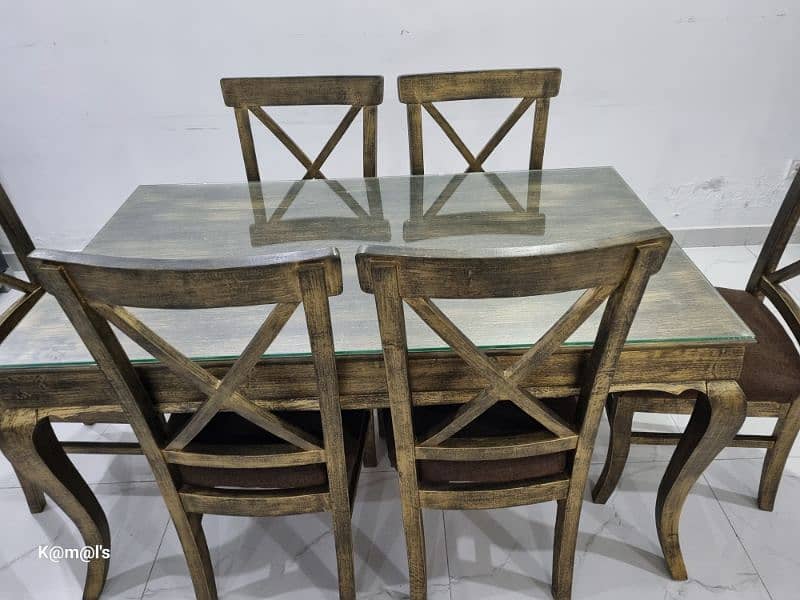 Dinning table with chair 4