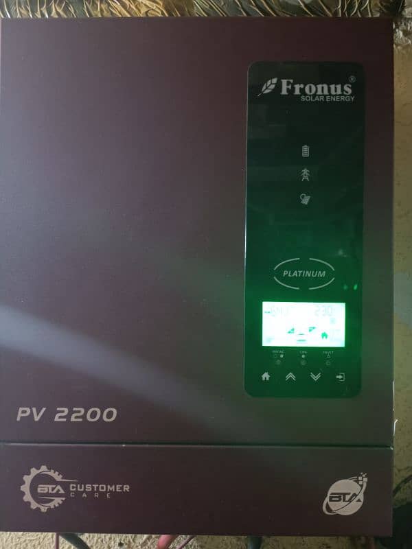 Fronus platinum PV2200 1.6kw 0