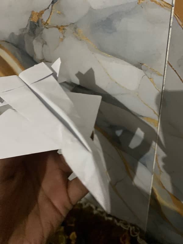 This is a plane made from paper 1