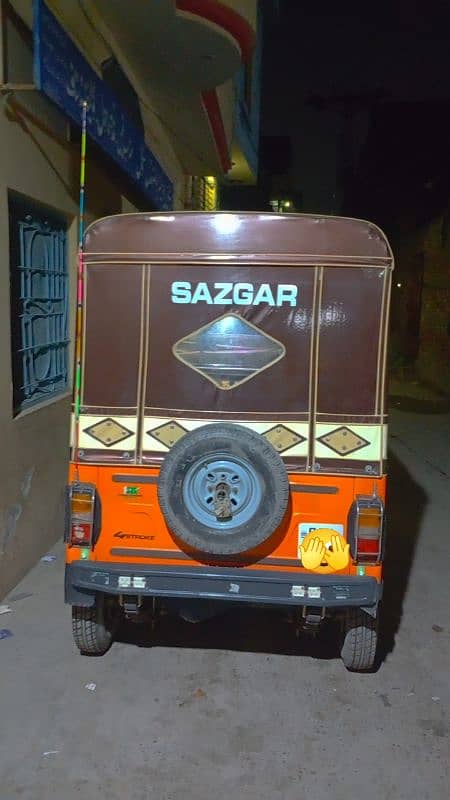 Rickshaw 6 seater Sazgar like new contact 03074498627 2