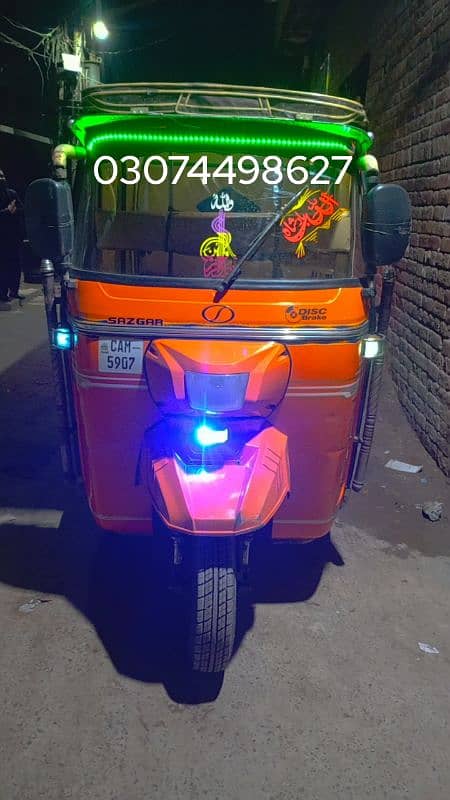 Rickshaw 6 seater Sazgar like new contact 03074498627 4