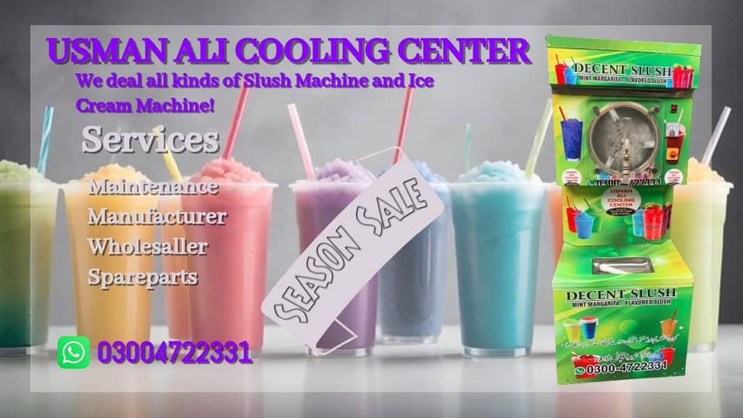 Cone Machine / Slush Machine / Icecream Machine / Slush Flavour 1