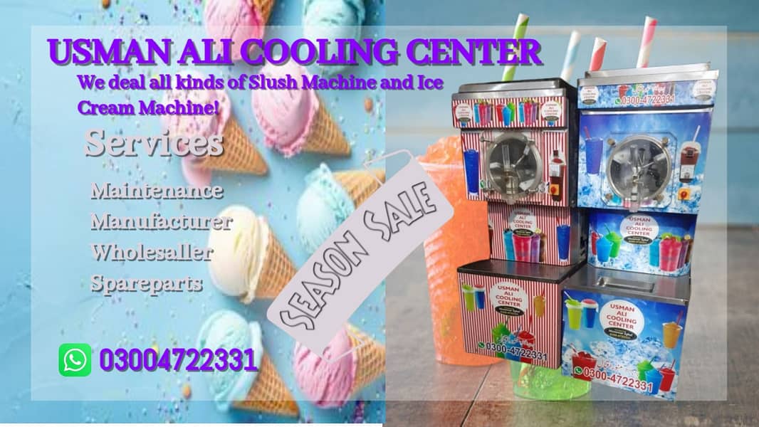 Cone Machine / Slush Machine / Icecream Machine / Slush Flavour 2