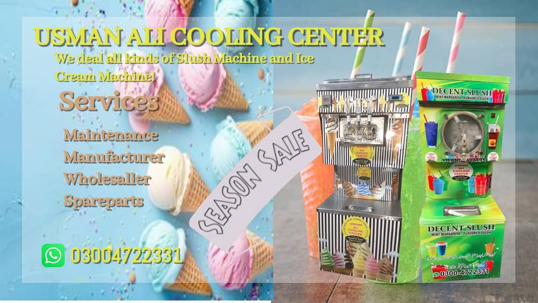 Cone Machine / Slush Machine / Icecream Machine / Slush Flavour 2