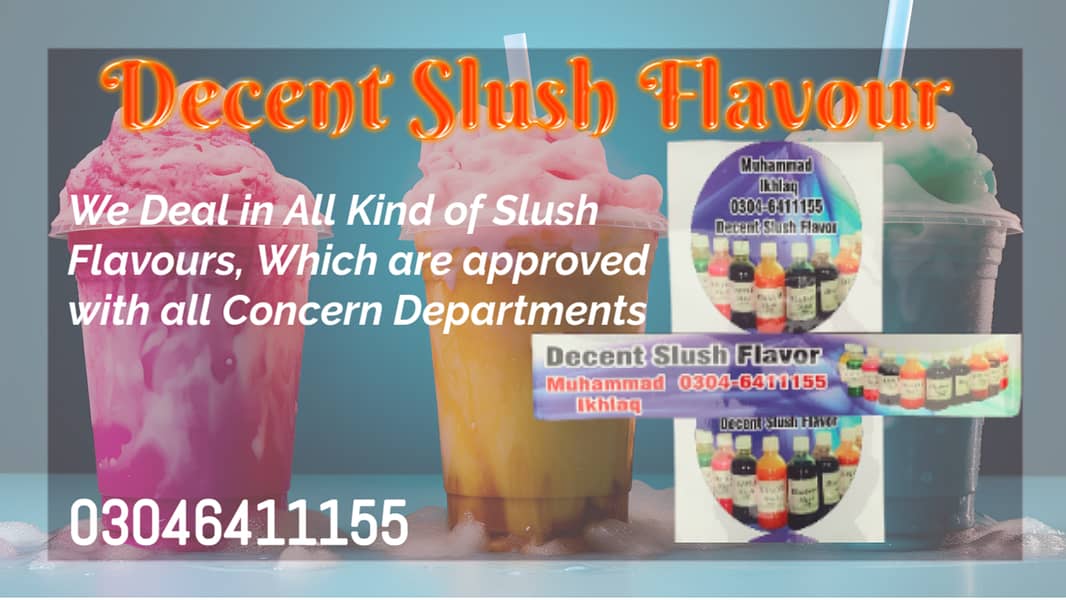 Cone Machine / Slush Machine / Icecream Machine / Slush Flavour 16