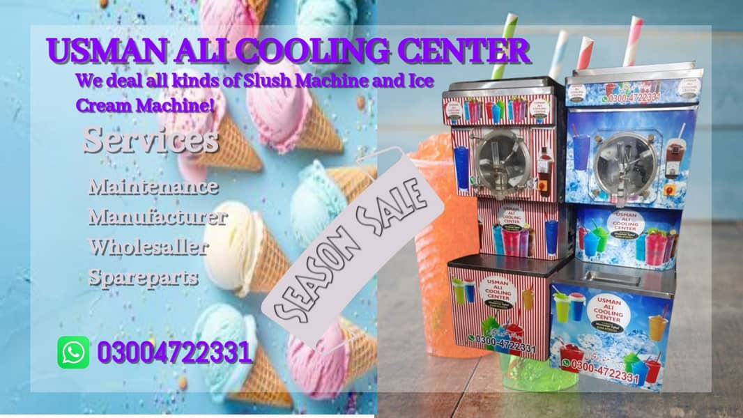 Cone Machine / Slush Machine / Icecream Machine / Slush Flavour 16