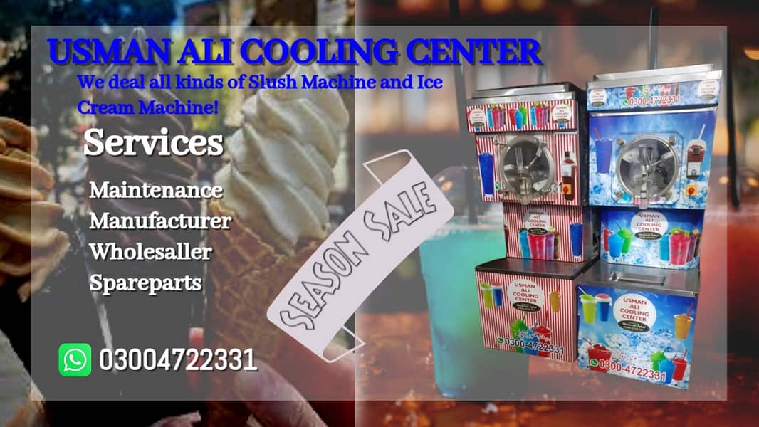 Cone Machine / Slush Machine / Icecream Machine / Slush Flavour 10