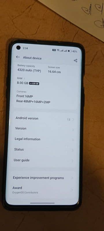 One plus 8  8/128.10/10 condition dual sim working all ok 1