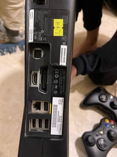 Xbox 360 with 2 controllers