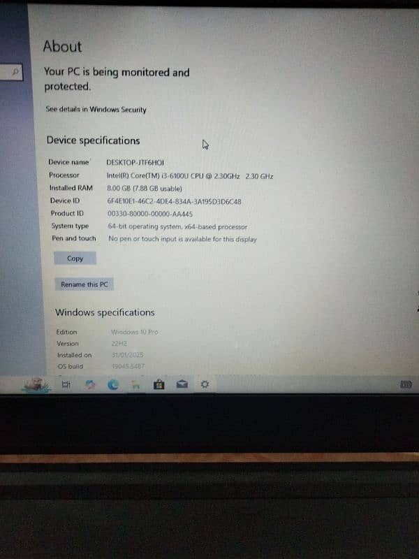 Lenovo core i3 6th gen for sale 1