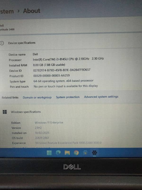 Dell i3 8th gen for sale 4