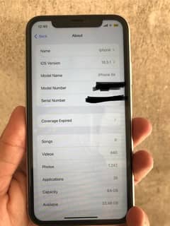 Iphone XR 64gb Waterpack Genuine condition