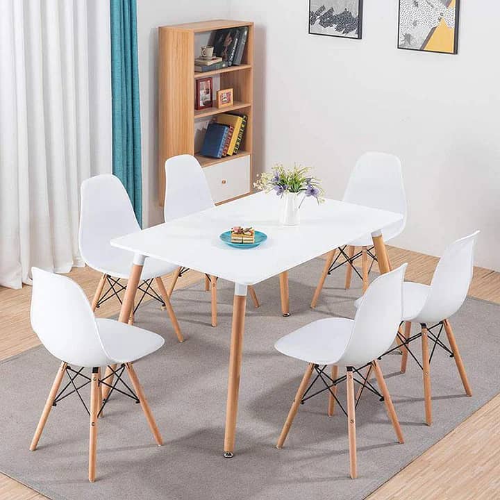 6 seater dining table,metal steel chair/luxury dining set 10