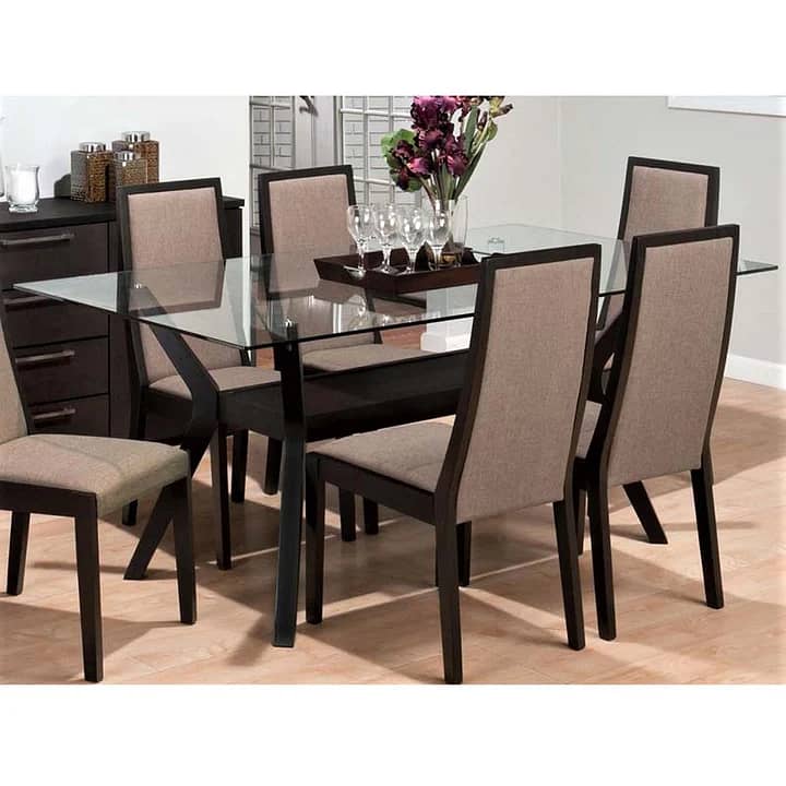 6 seater dining table,metal steel chair/luxury dining set 11