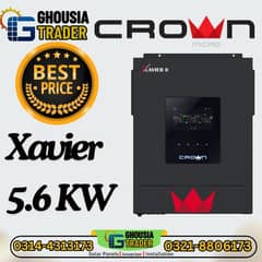 CROWN XAVIER. . 5600 W SOLAR INVERTER Pure Sine Wave