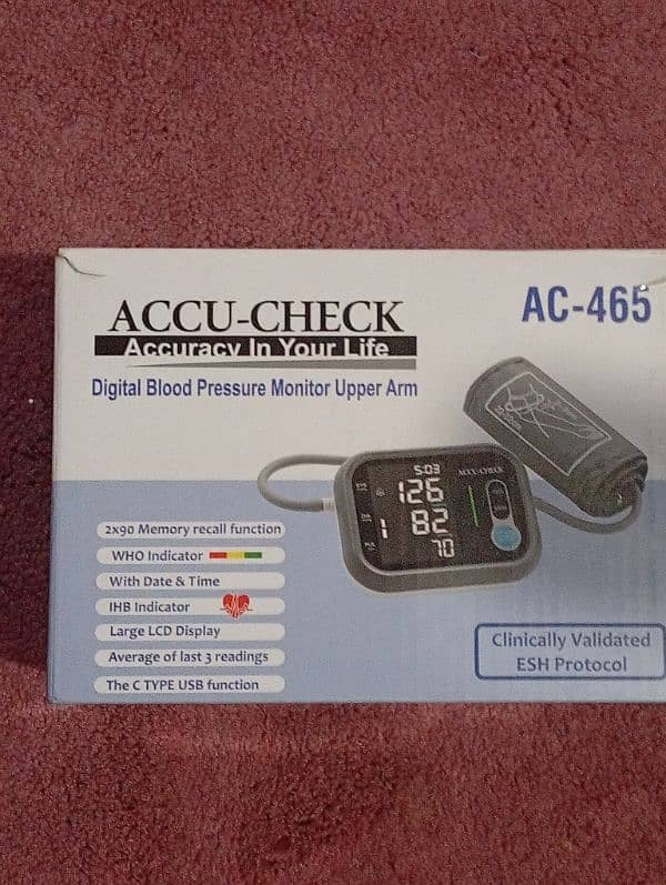 AC-465 Automatic Blood pressure monitor Machine 2