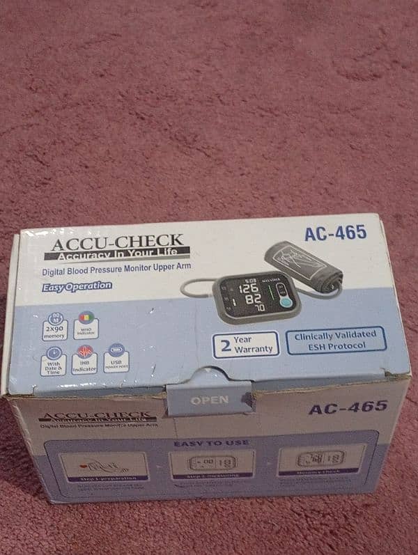 AC-465 Automatic Blood pressure monitor Machine 3