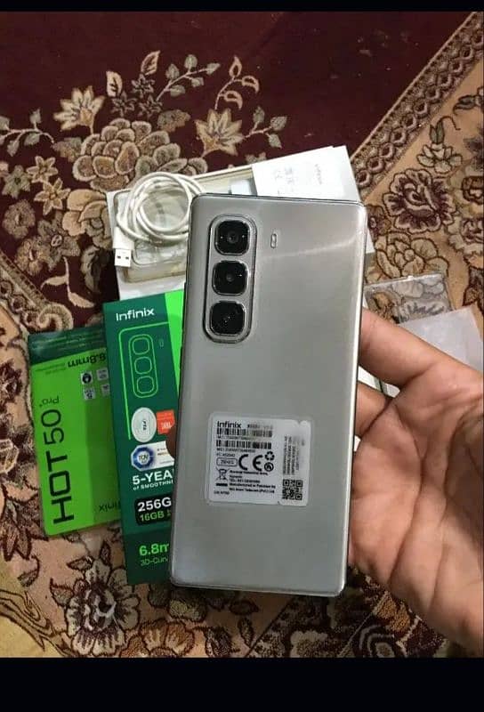 INFINIX HOT 50 PRO PLUS (8+8/256) 3130660405 Box Charger 1