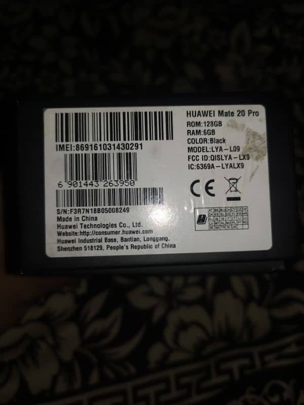 HUAWEI mate 20 pro patch pta approved dual sim working 3