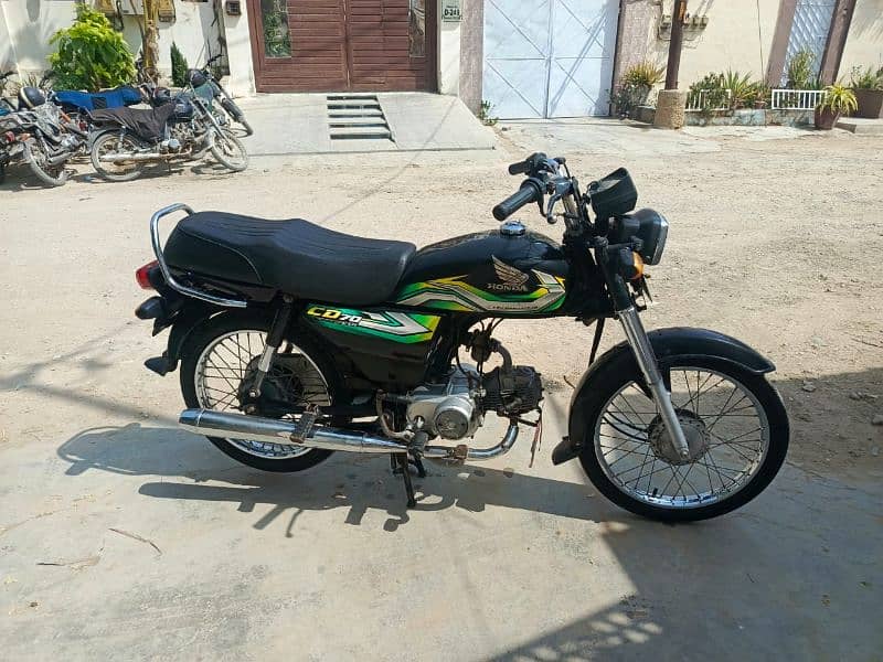 Honda CD 70 2023 for sale Karachi number 2