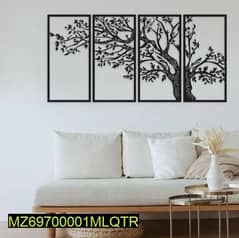 Wooden wall painting / pack of 4 / delivery all Pakistan