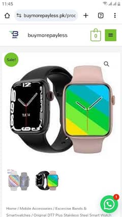 DT7+  Smart Watch Exchange mobile