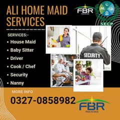 House maid, Maids, Baby Sitter, Chef, Cook, Patient Care, Couple,